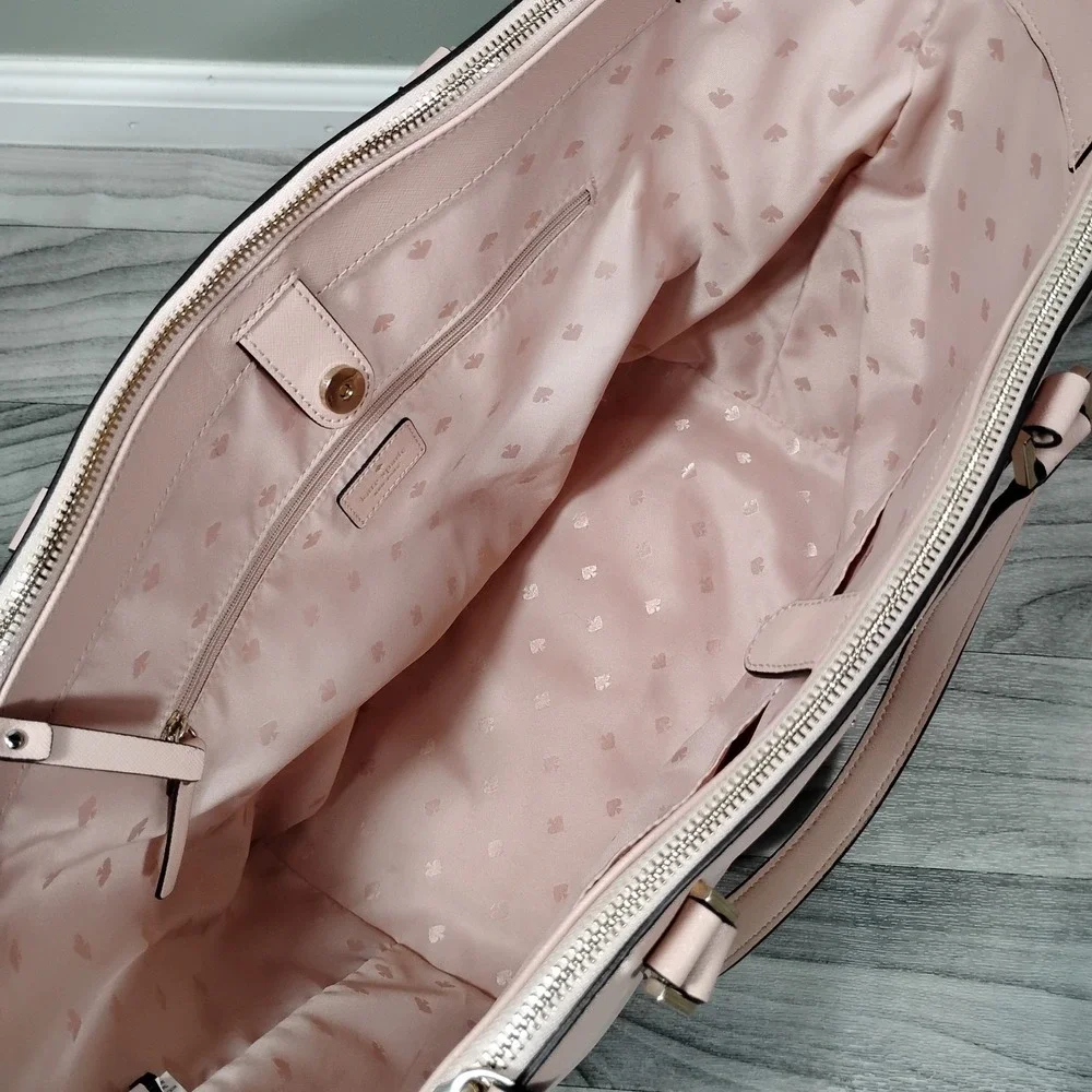 Authentic‎ Kate Spade Newbury Lane Briar Light Pink Saffiano Leather Tote Bag